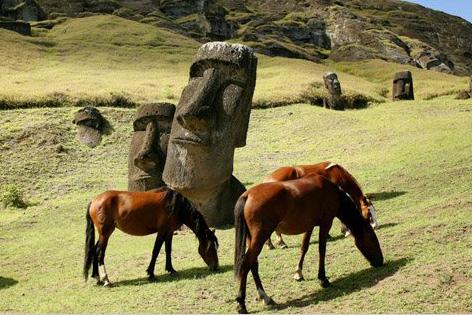 DAY 2 SANTIAGO / EASTER ISLAND Arrive at Mataveri International Airport on Easter Island, where you are met at the airport for a transfer to the hotel and the rest of the