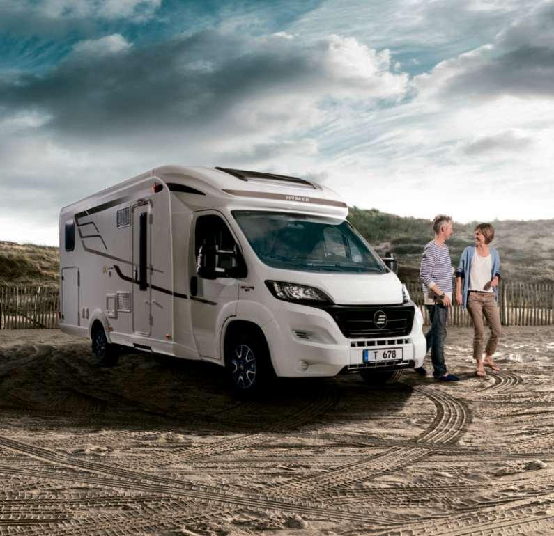 HYMER T-CLASS 574, 678 & 698 60 EDITION GENEROUSLY DESIGNED Practical home comforts make it a joy to spend time in your motorhome and ensure a high degree of independence and driving pleasure.