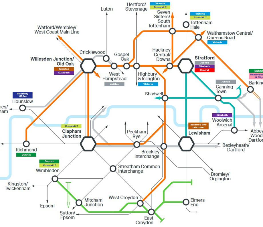 INTRODUCTION London s orbital rail network.