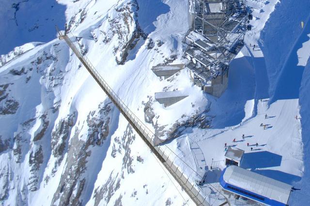 Slika 26. Viseći most na planini Titlis Izvor: www.