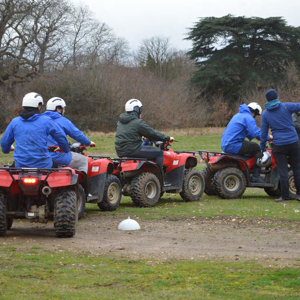 BREAKAWAY OUTDOOR ADVENTURERS Our exciting programme of fun outdoor activities 5 days Full board Essex Outdoors Centre Chalets with adapted bathrooms Quad biking with tuition Archery Canoeing