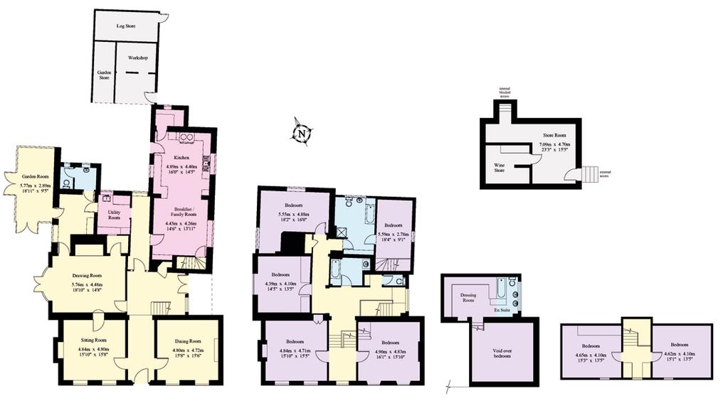Approximate Gross Internal Floor Area 522.4 sq.m (5623 sq.ft.) This plan is for guidance only and must not be relied upon as a statement of fact.
