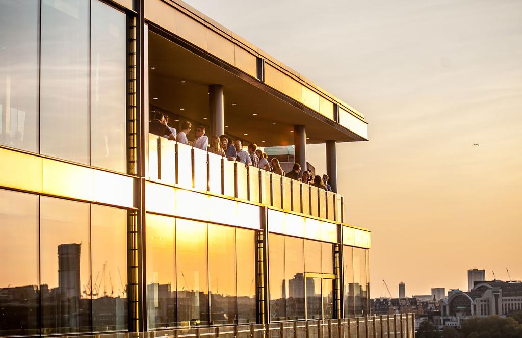 the sun slide into the Thames from double aspect floor-to-ceiling windows or from