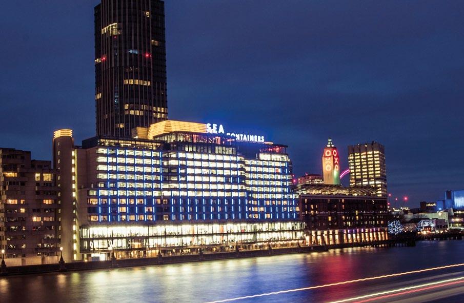 SEE YOUR EVENT DIFFERENTLY AT ICONIC LONDON Situated at the top of the iconic Sea Containers building on the vibrant South Bank, a stone s throw from the City of London, Sea