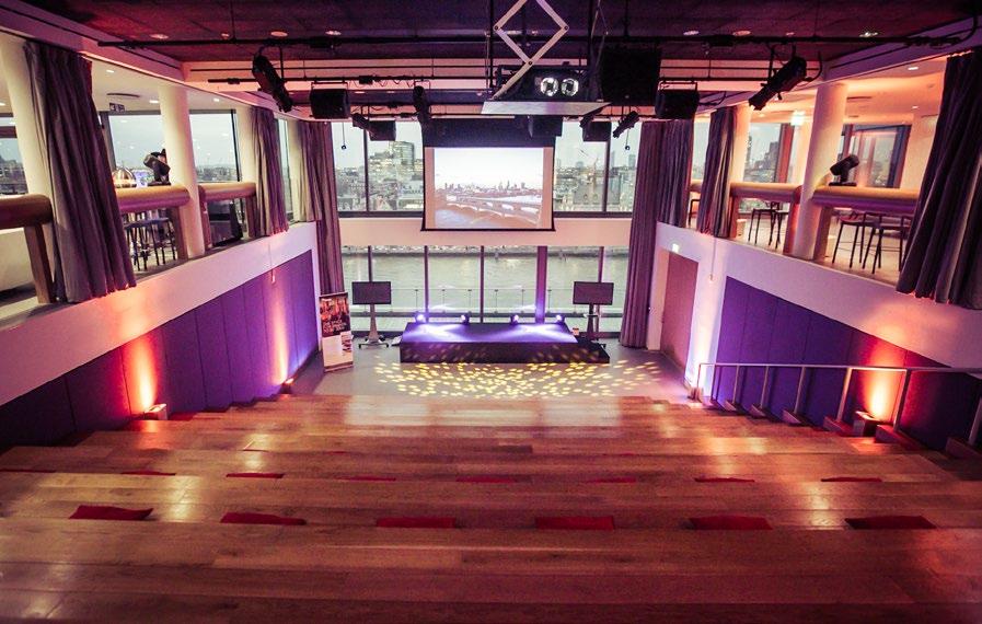 Spanning the two event floors from Level 12 to 13, the Amphitheatre is perfect for