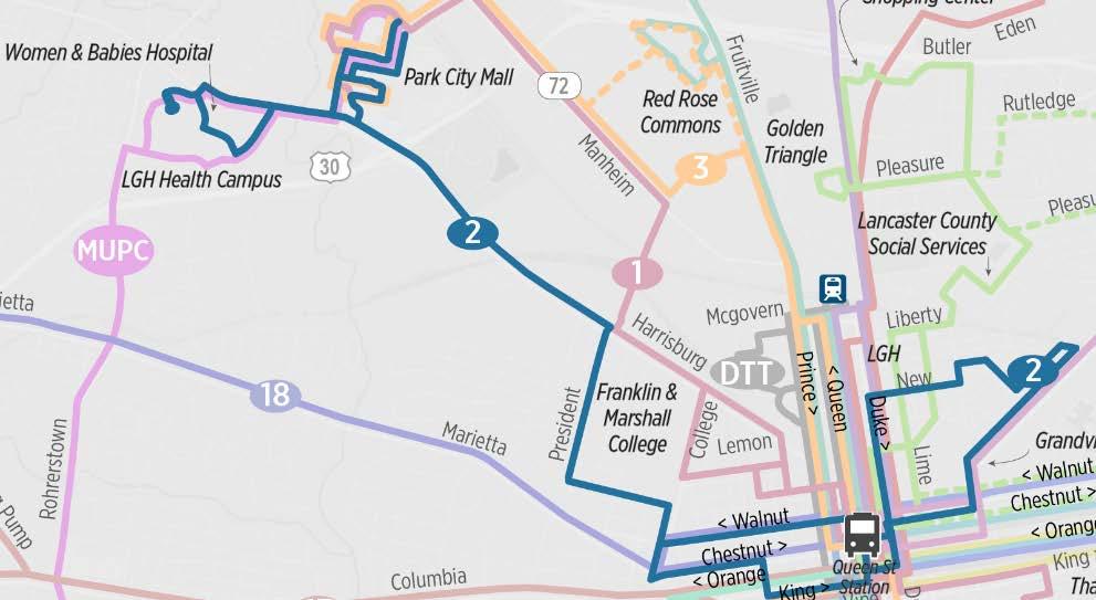 Route 2 Manor Avenue 6 th Ward Overview of Changes Operate as a Local Route Increased service frequencies on weekdays and Saturdays, with consistent headways on all days Streamlined alignment east of