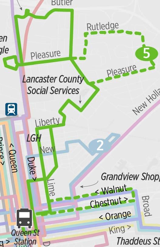 Route 5 Rossmere Overview of Changes Operate as a Local Route Increased service frequencies during weekday peak hours and Saturdays, with consistent headways at all times Addition of weekday