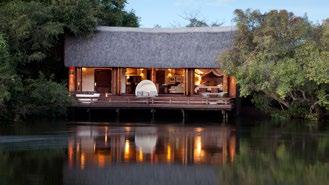 Both lodges enjoy 15 kilometres of private river frontage where guests savour the serenity.