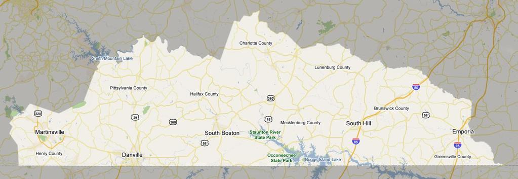 Tourism Situation The Southern Virginia region is situated in south central Virginia, along the North Carolina border.