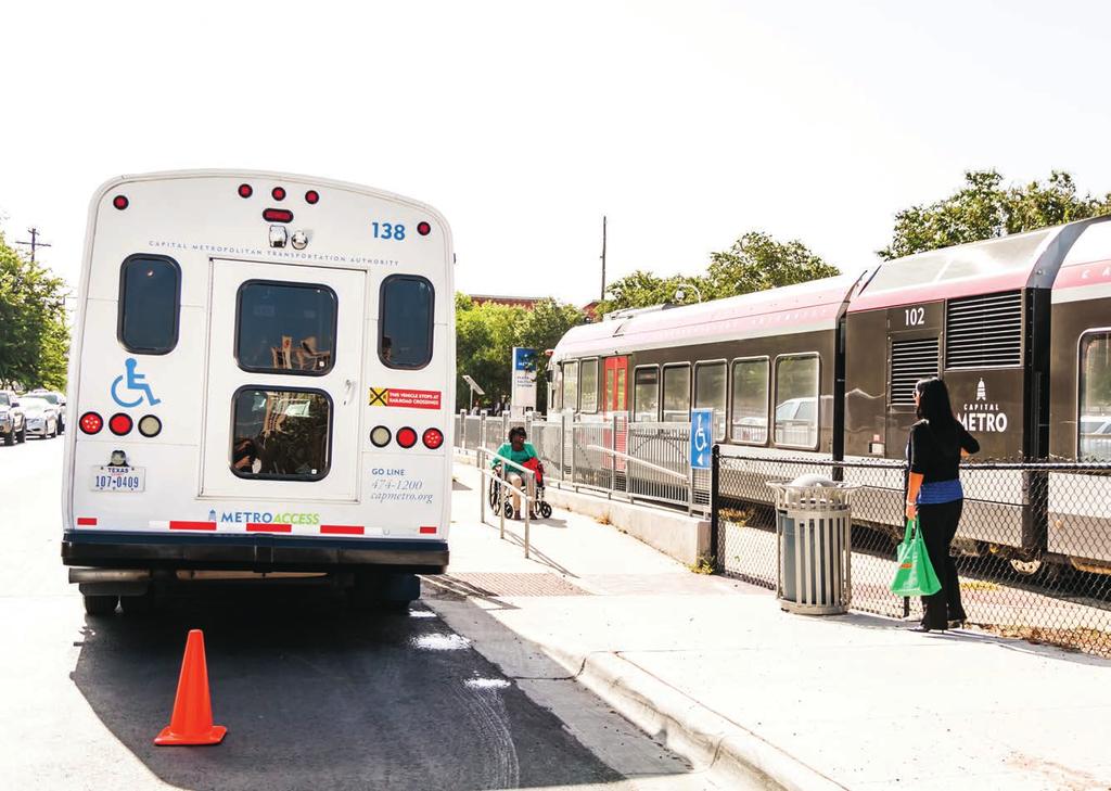 SECTION 10: OTHER SERVICES OFFERED THROUGH METROACCESS Navigate the MetroBus and MetroRail systems confidently by taking advantage of the free travel training program.