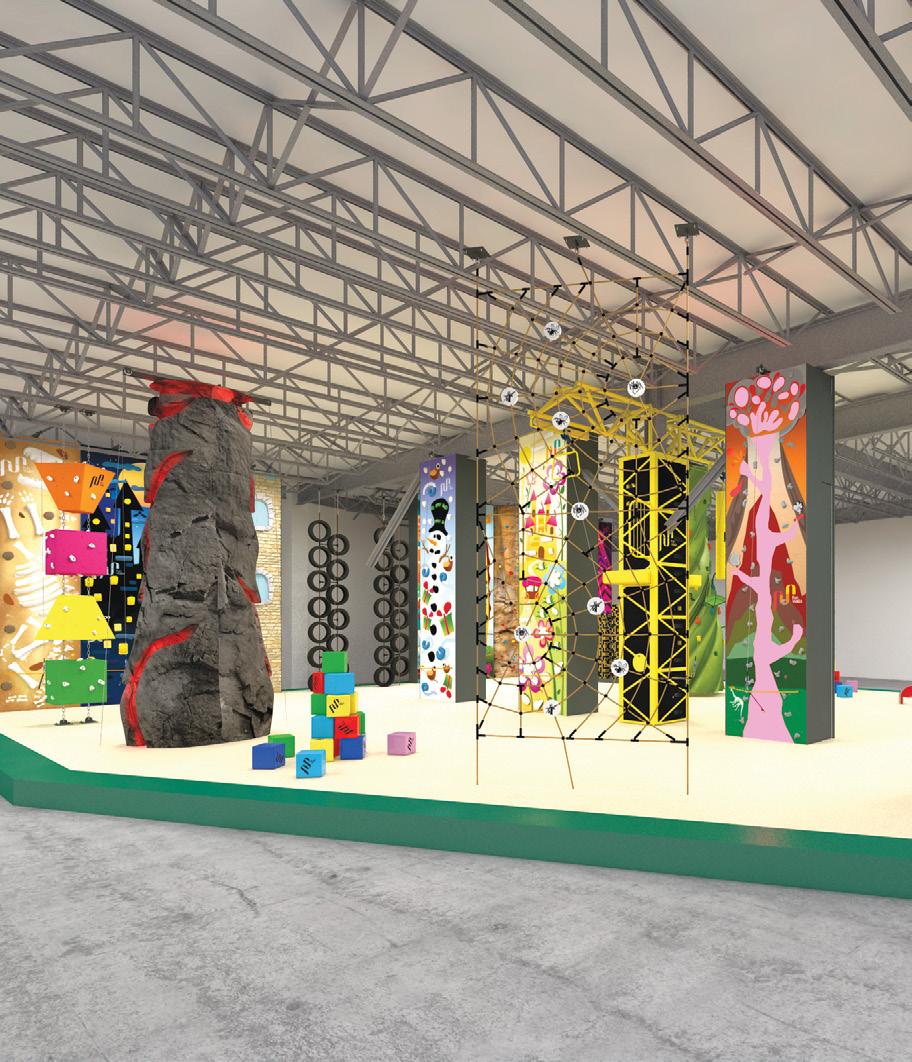 Sample project COMPONENTS STRUCTURE AREA HEIGHT CAPACITY STAFF MEMBERS ADDITIONAL REQUIREMENTS Fun walls elements Autobelay devices Safety flooring (optional) Safety gates 27 Fun wall elements (40