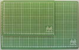 33 A1G3 A1T3 Green Self Healing Cutting Mats Durable 3mm laminated construction with white centre Numbered up the side and across the bottom Clear