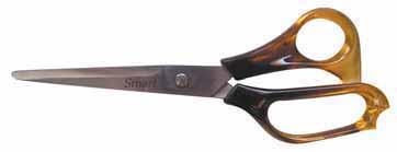 stainless steel blades and adjusting screw 2005 140mm (5-1/2 ) Carded 12 300 2006 155mm (6 ) Carded 12 300 2007 175mm (7 ) Carded 12 300 2008 SmartCUT - Scissors Rubberised comfort grip scissors,