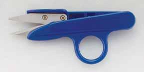 Thread Snips 120mm (4-3/4 ) blue thread snips with spring action 3204 Blue Bulk 12 600 29-506