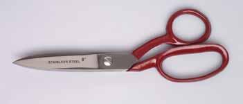 70 TSS-8 78-408 upholstery & tailoring shears 8 Tailoring Shears Stainless steel tailoring shears with red handles