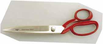 shears with red handles Smooth knife edge blades Adjustable pivot for resharpening TSS-10 10 (250mm) Boxed 1
