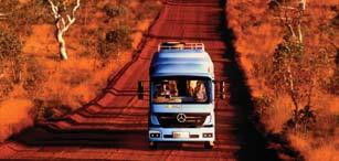 In designing these state-of-the-art vehicles, we have considered the long distances that are unavoidable when travelling in the outback.