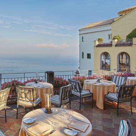 WINING AND DINING BELVEDERE RESTAURANT Boasting one of the best views on the Amalfi Coast, our restaurant is celebrated for Chef Mimmo Di Raffaele s imaginative Italian cuisine.