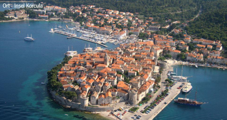 Korcula - Island of Korcula A medieval city as a weir on a rocky outcrop in the sea you have to see, roam or even better surround it. Marco Polo, the famous travel writer is named to be born here.