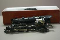 Marv Linke displayed a Brass O scale rebuild of a 3rd rail Sunset Model NYC K-5 Pacific Bill