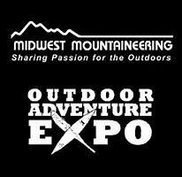 The Midwest Mountaineering Outdoor Adventure Expo was held in a tent in a
