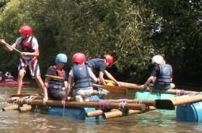 Canoeing journey along the Hamble in our open Canadian canoes in 3s or 4s; canoes can be