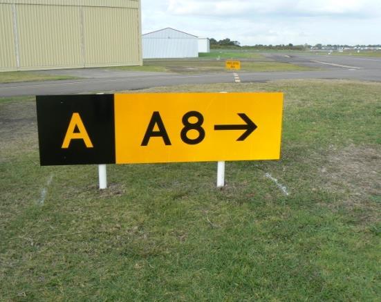 Holding Point Marking on the intersection of taxiways and