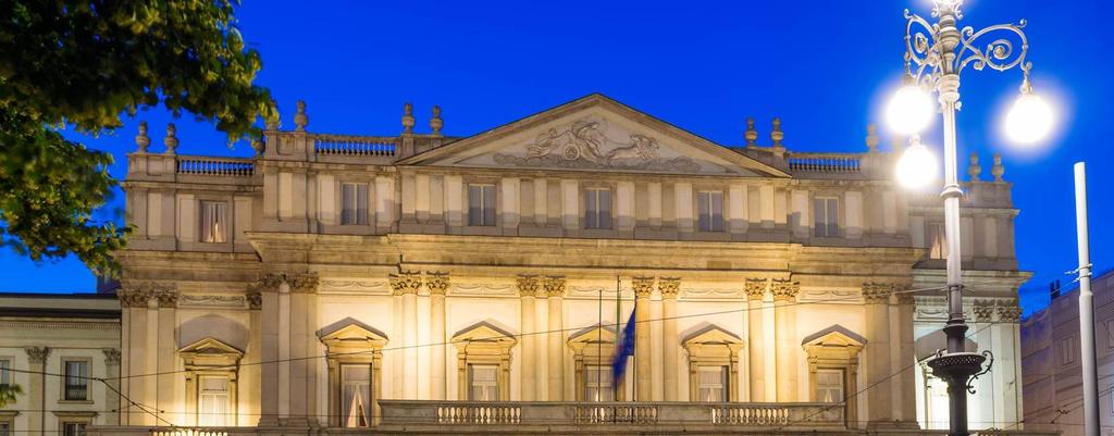 can do no better than a visit to La Scala, considered the best Opera house in the world. With an eclectic mix of operas and ballets running most of the year round, there is something for everyone.