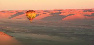 Up and away as you sail silently over the reddish dune sea of the Namib. The duration of the excursion is about 3.5 hours.