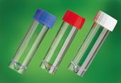 Available in sterile or aseptic versions Can be ordered in bulk or individually packed Aseptic Capacity (ml) Ø (mm) Height (mm) Cap Packed Pk Cat. No.