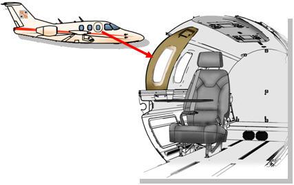 1.7.2 Emergency Exits The aircraft has a designated emergency exit located on the right side of the aircraft to be used in the event that the primary (left-side) exit is rendered unavailable.