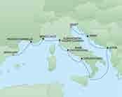 Gaeta, Italy 5pm 26 Florence/Pisa/Tuscany 10pm (Livorno), Italy 27 Portofino, Italy 5pm 28 Rome (Civitavecchia), Italy NEW Port of Call BELLVER CASTLE PALMA DE MALLORCA, SPAIN UP TO 57 SHORE