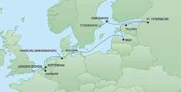 experience EVEN MORE September 14, 2017 Voyage AUTUMN IN THE BALTIC REIGN OF THE ROMANOVS STOCKHOLM TO LONDON Seven Seas Navigator SEPTEMBER 14, 2017 12 NIGHTS The beautiful Baltic Sea coast is not