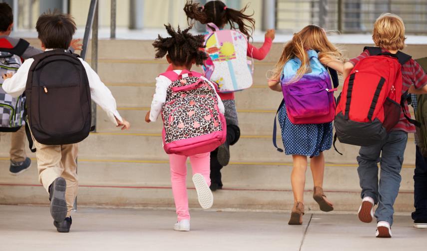 School s Out! Target families with children aged 4-11 through school bags!