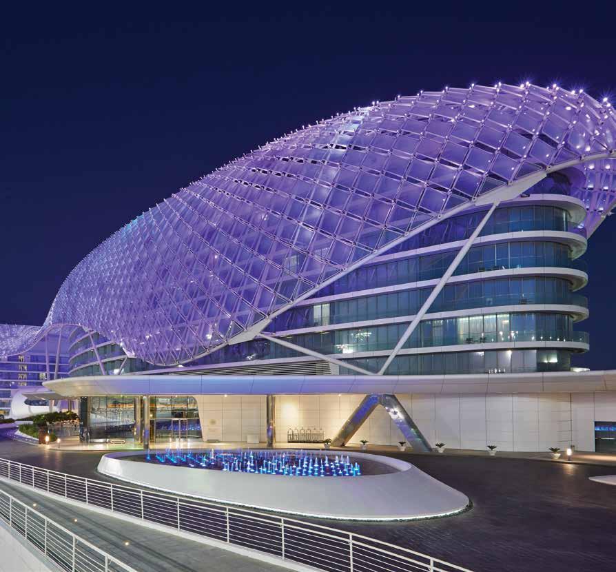 Yas Viceroy Abu Dhabi also boasts seven international restaurants, two lounges and four bars,