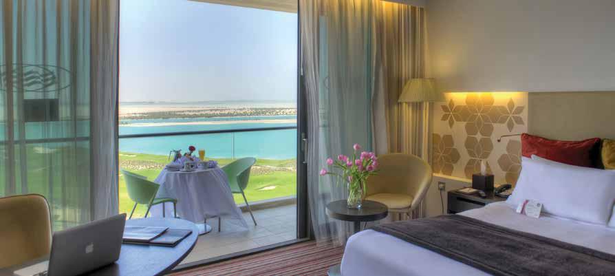 34 CROWNE PLAZA YAS ISLAND The Crowne Plaza Yas Island sits in an impressive position.