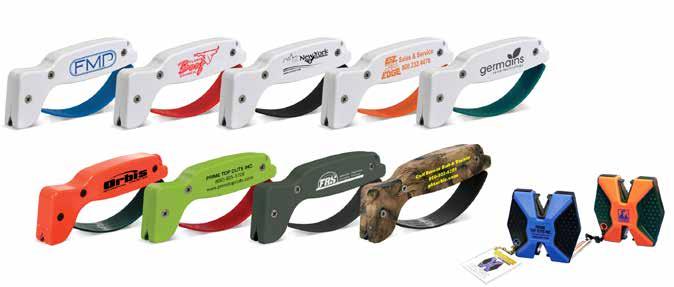 We encourage customers to mix and match finger guards, ink, and sharpeners to best fit their brand.
