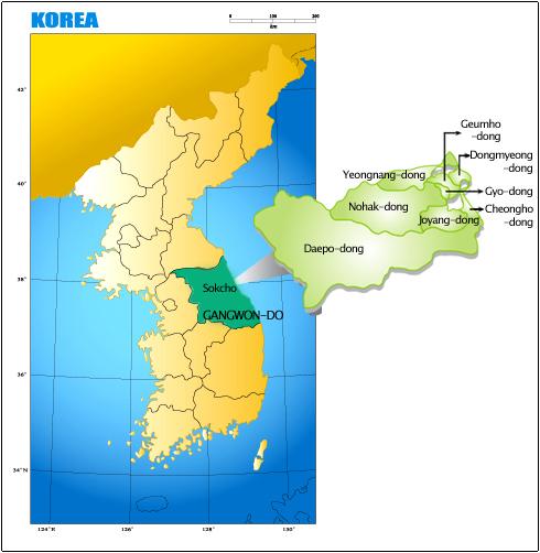 2. History of Sokcho-City This region belong to Sokcho Lee. Sokcho was a part of Sokcho Lee in Josun dynasty. It grew bigger with the development of the harbor ChungCho in the Japanese colonial age.