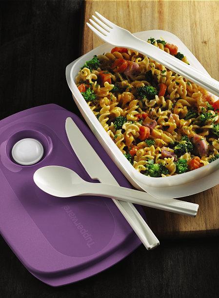 a New Tupperware LunchBox The perfect addition to any lunch set! Eat healthier by planning ahead, making extra and reheating your favorite foods in the microwave.