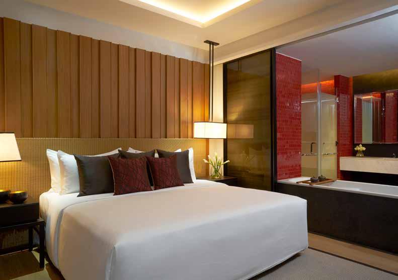 Two Bedroom Suite Two bedroom suites offer 90 sqm of designer space for families and friends to stretch out and relax.