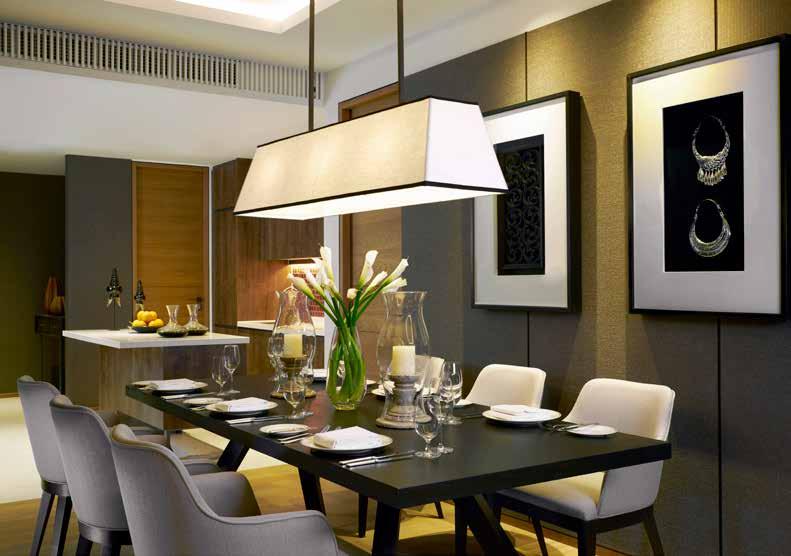 Three Bedroom Suite Perfect for friends and family holidaying together, this beautiful suite unfolds over a generous 160 sqm for unparalleled luxury in the ultimate city sanctuary.