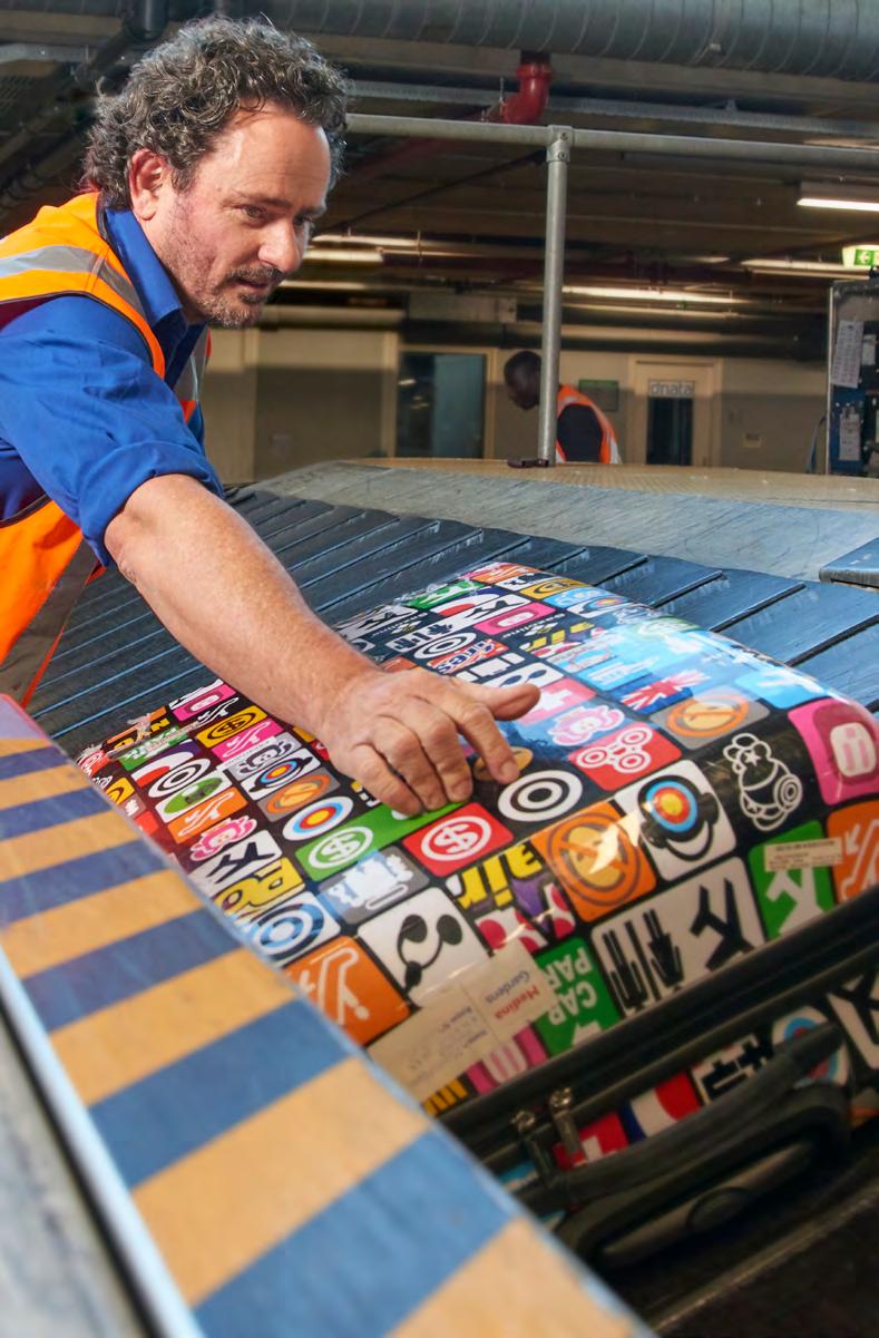 Baggage at Schiphol Baggage at Schiphol Each year, Amsterdam Airport Schiphol handles over 50 million items of