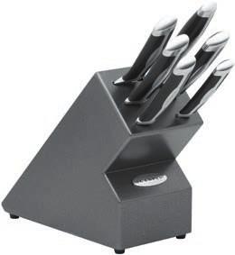 54 DAMASTAHL KNIFE BLOCK With 6 knives / 90000700 Contains: 90100900 + 90201500 + 90402000 90551800