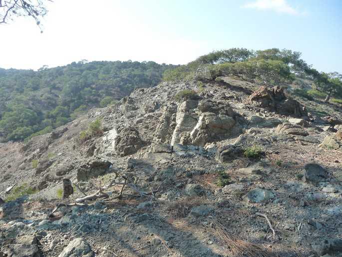 Same area with eroded