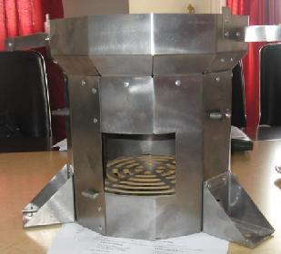 3.6 Darfur/Berkley stove This stove is also known as Berkley stove. It is very much similar to the Vita stove which was designed by Aprovecho.