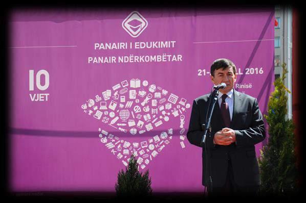 SUMMARY Congress & Event Organization Company successfully opened the 10 th annual edition of the International Education Fair, which was held between the 21-22 nd of April 2016 in Pallati i Rinisë