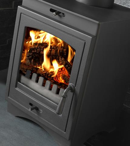 and smokeless fuels may be used in clean burn mode SHOWN WITH MAIN IMAGE STAGGERED BLACK SLATE