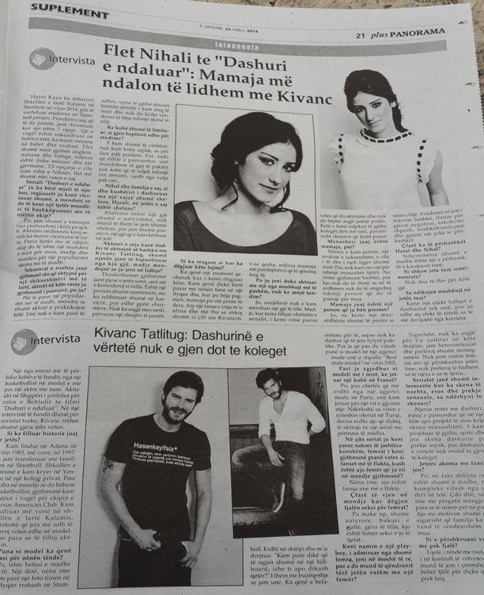 Mediat turkofone në Ballkan Shtojca Alban TARTARI Figura 62: Gazeta Panorama