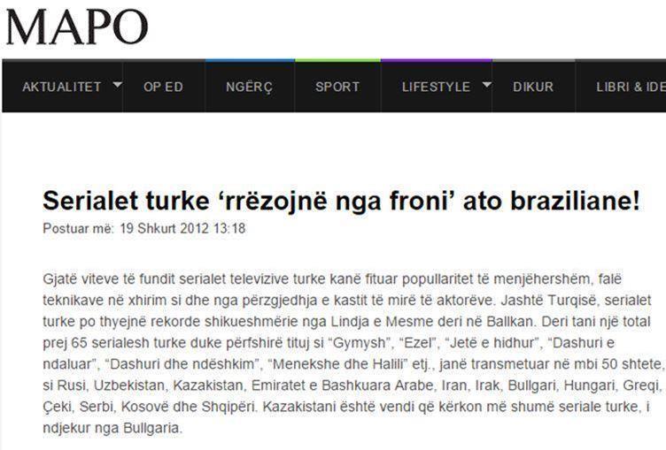 Mediat turkofone në Ballkan Shtojca Alban TARTARI Figura 74: