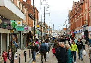 A traditional Lancashire market town, Leigh town centre has seen a number of regeneration initiatives in recent years including pedestrianisation,